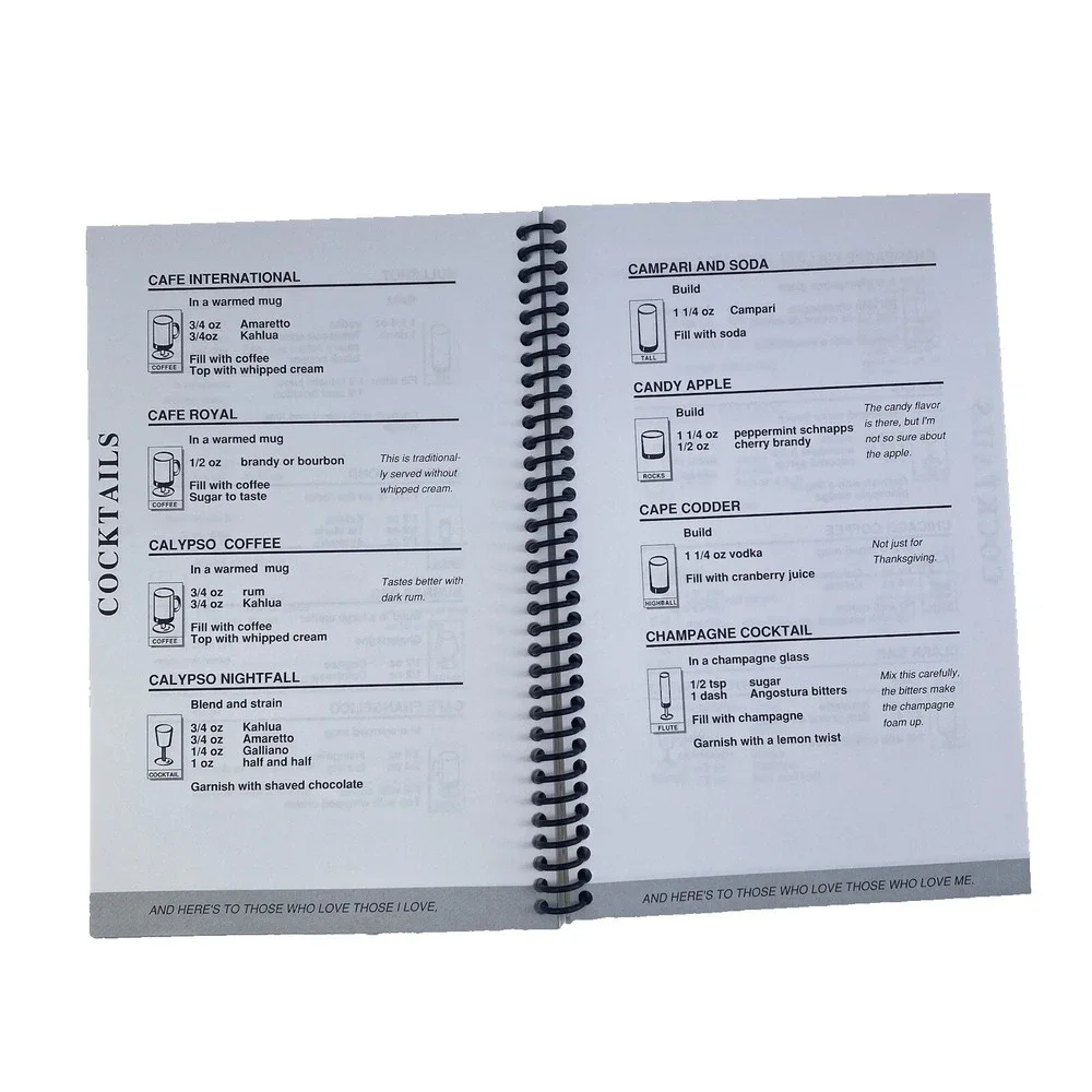 Vtg 1998 The Cocktail Book Recipes‎ Michael Brunelle